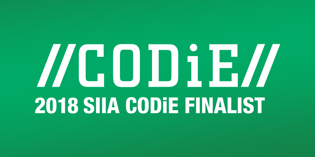 2018 SIIA CODiE Finalist