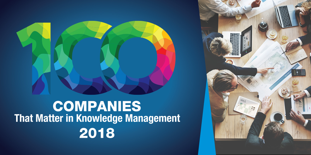 KMWorld 100 Companies That Matter In Knowledge Management
