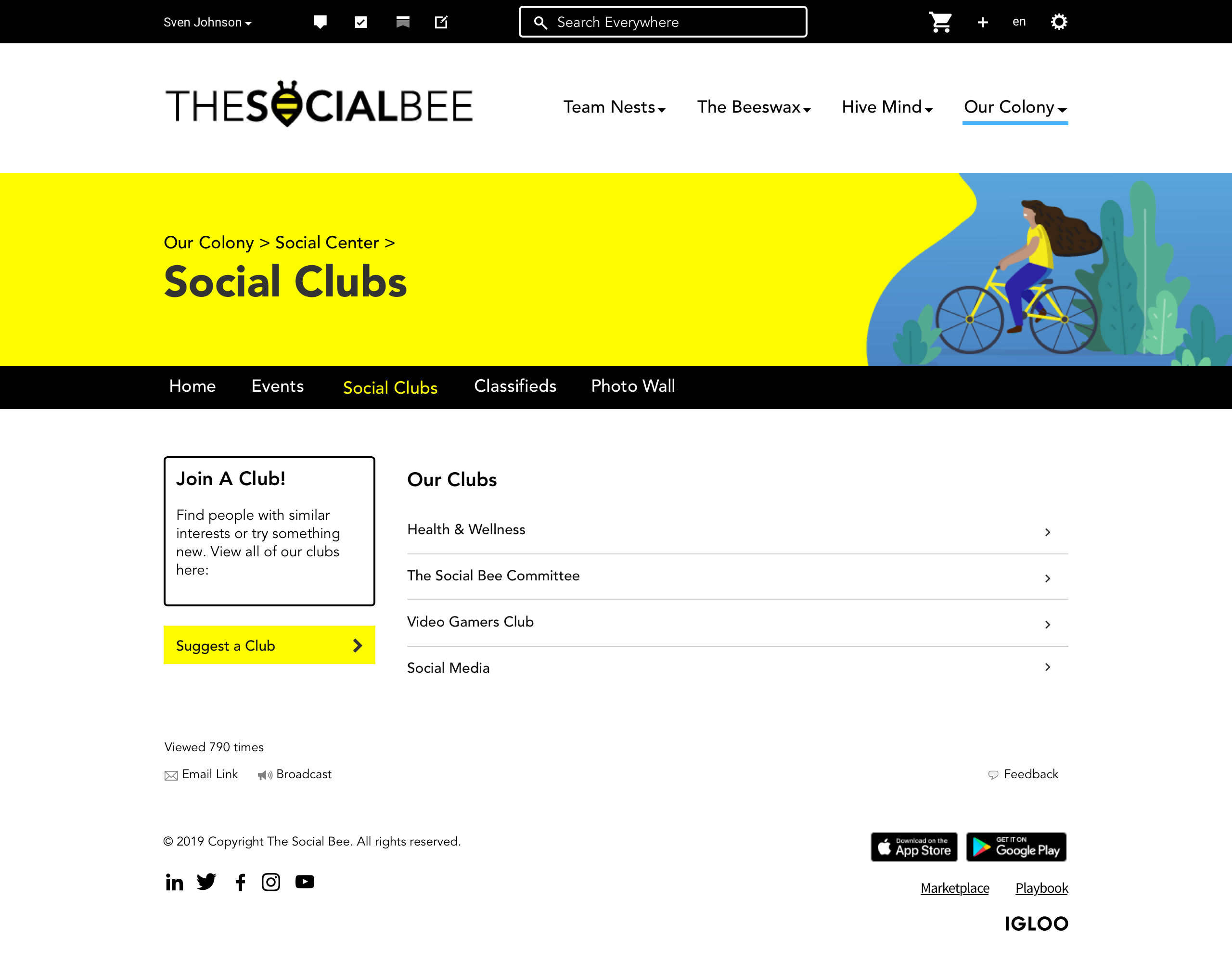Social Center Clubs