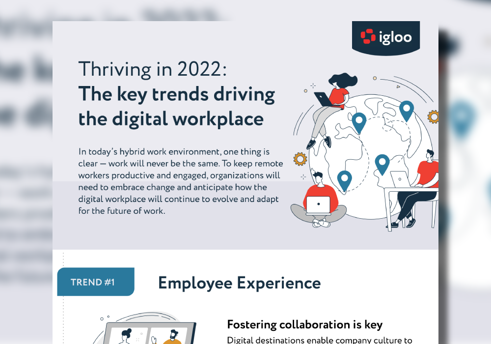 Thriving in 2022: The Key Trends Driving the Digital Workplace