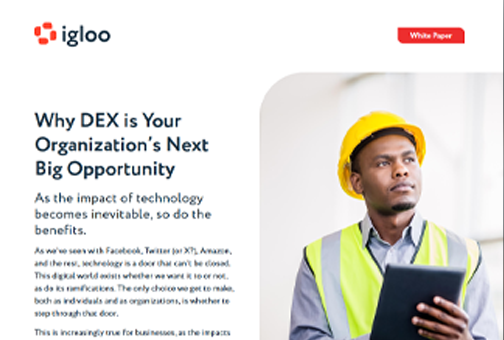 Why DEX is Your Organization’s Next Big Opportunity